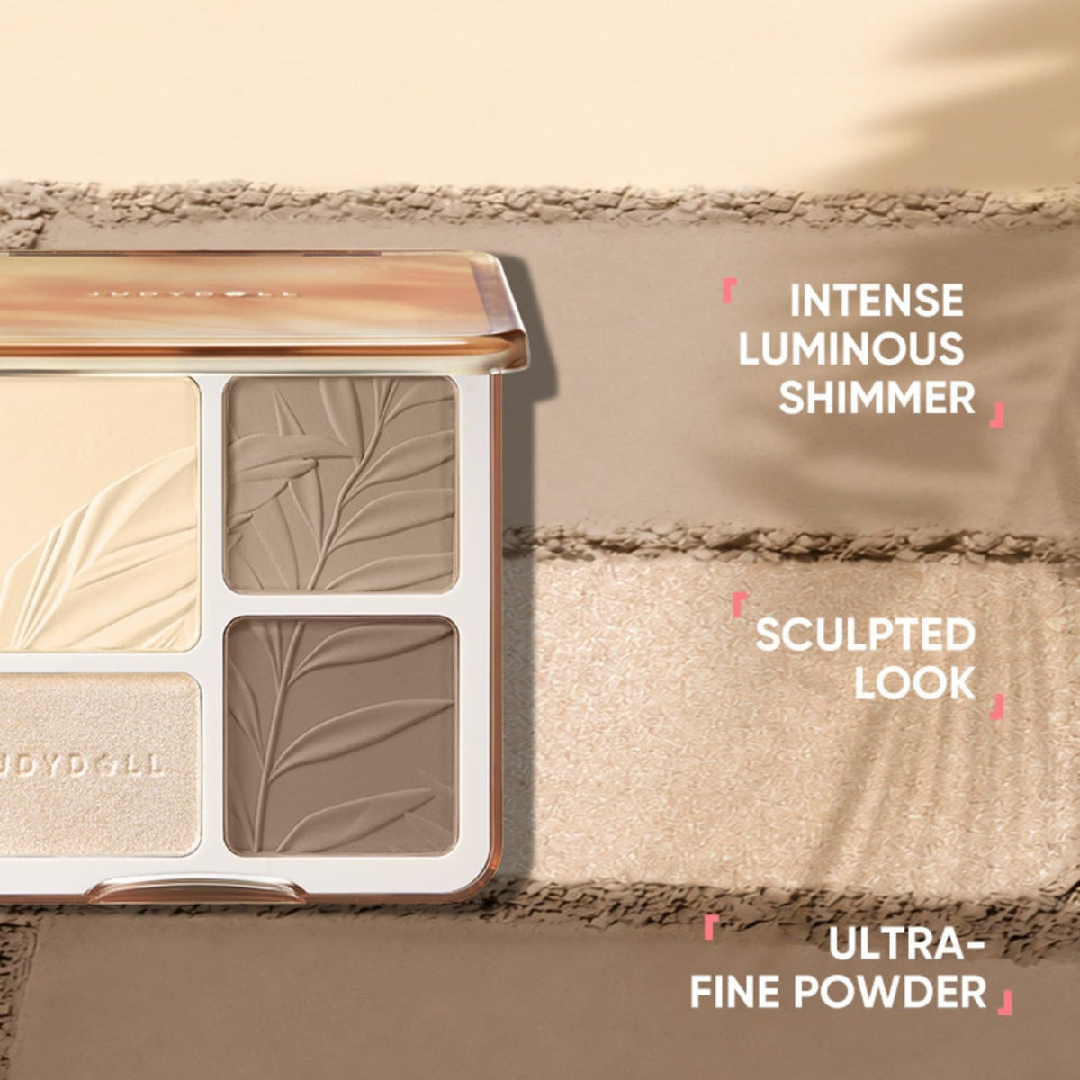 JUDYDOLL Contour Palette Highlighter Makeup Korean Makeup (02 Tree) JUDYDOLL