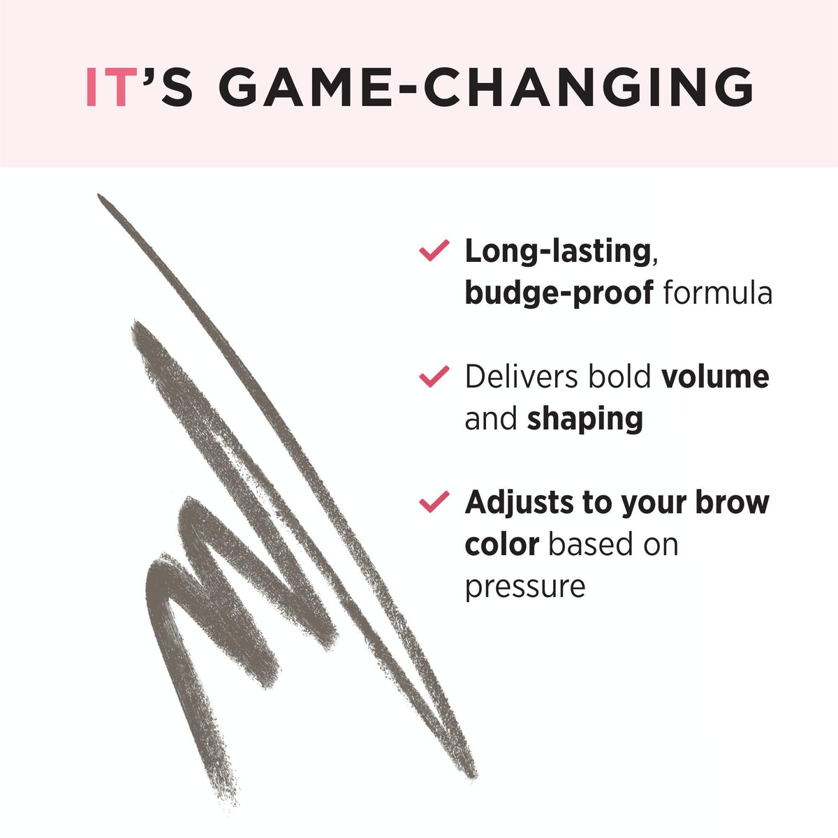 IT Cosmetics Brow PowerFULL Volumizing Eyebrow Pencil - Universal Taupe IT Cosmetics