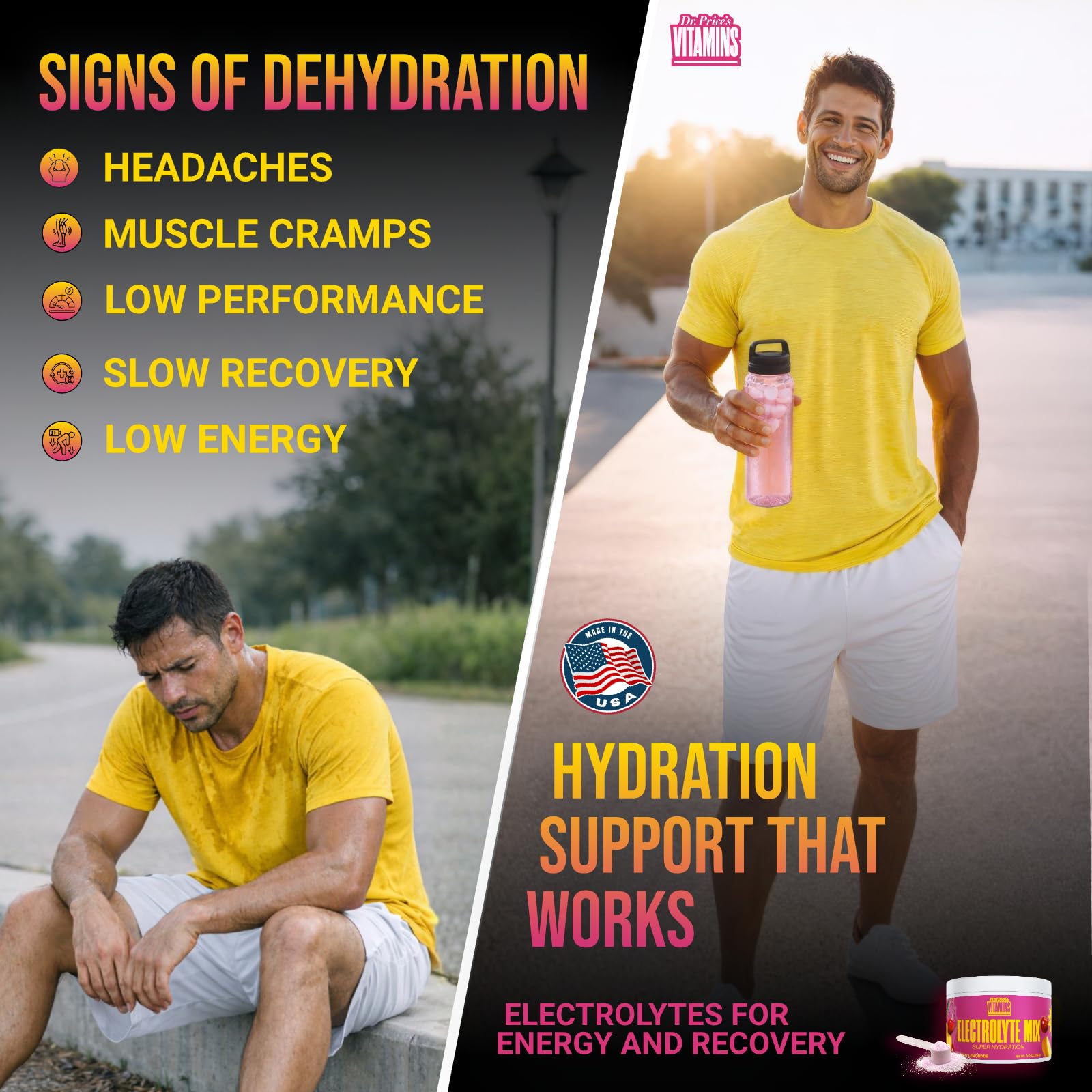 Dr. Price’s Electrolytes Powder Bulk – Cherry Lemonade, 90 Servings | Sugar Free Hydration Drink Mix with 72+ Trace Minerals, Manganese | Keto, Vegan, Doctor-Formulated, Made in USA Dr. Price's Vitamins buy australia supplements