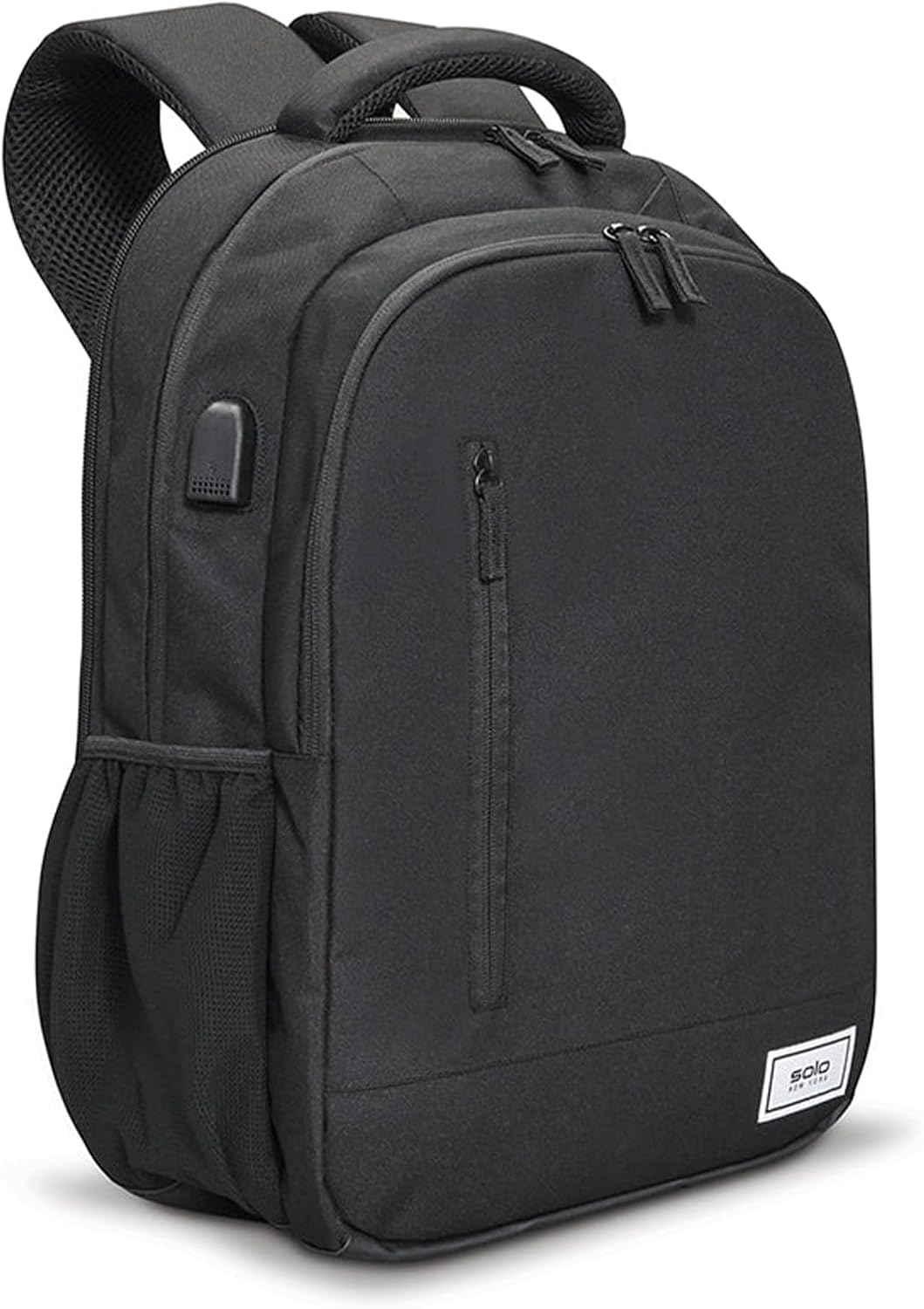 Solo New York Laptop Backpack for Women & Men -Carry On Bookbag for Travel & Work, Lightweight Bag, Side Mesh Pockets, Fits 15.6" Computer - Re:Define, Black Gsupps Australia