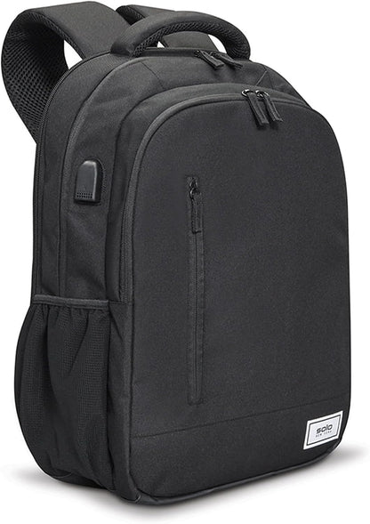 Solo New York Laptop Backpack for Women & Men -Carry On Bookbag for Travel & Work, Lightweight Bag, Side Mesh Pockets, Fits 15.6" Computer - Re:Define, Black Gsupps Australia