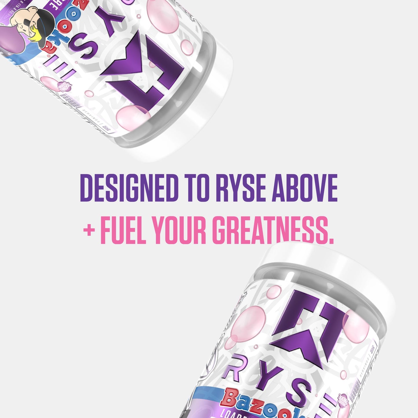 RYSE Loaded Pre Workout Powder - Strawberry Squeeze - Daily Pre-Workout for Men & Women with 390mg Caffeine, Beta Alanine, and Citrulline for Pump, Focus, and Energy - 30 Servings