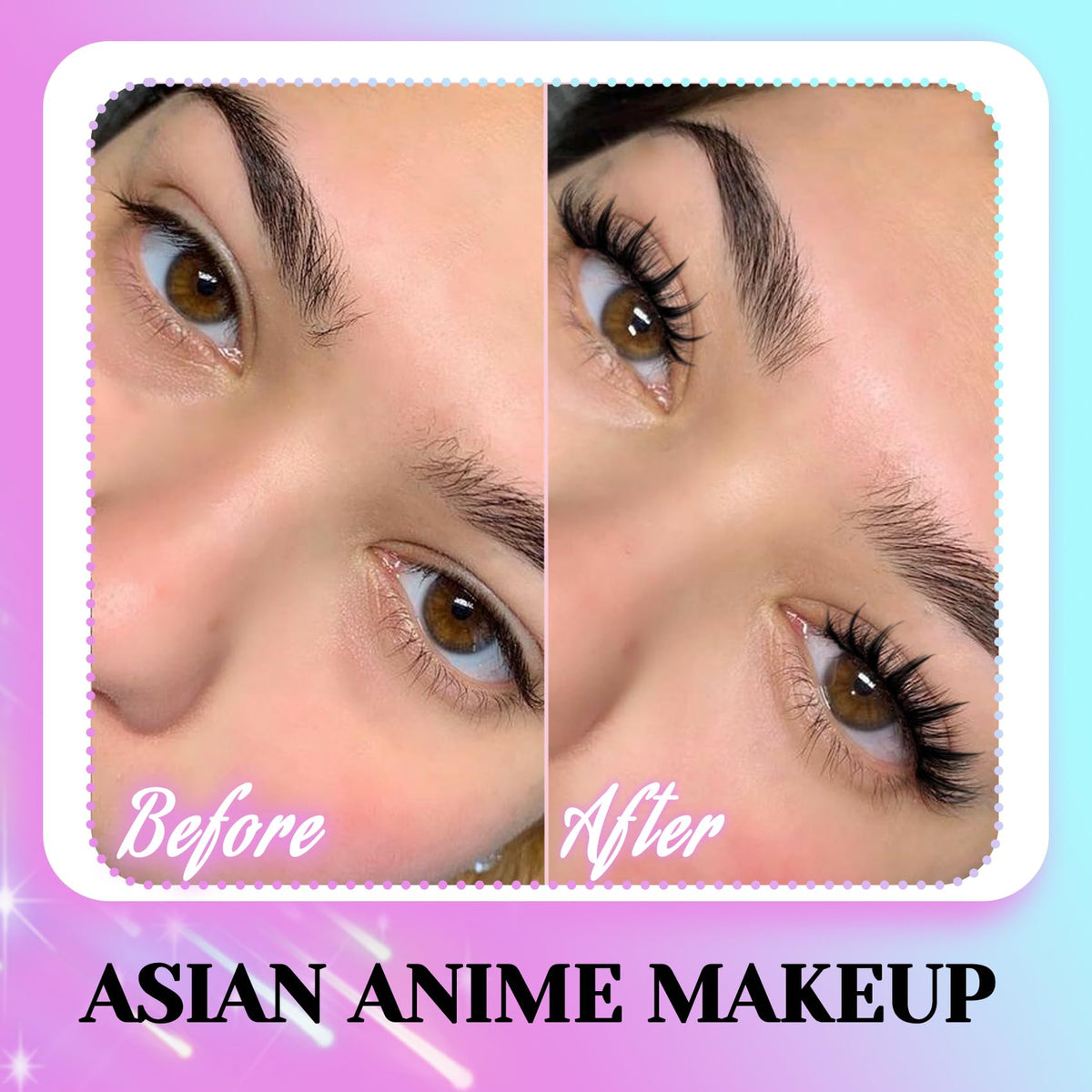 Losha Lashes Spiky Manga Lashes 14 Pairs Anime False Eyelashes (Cutes) Losha