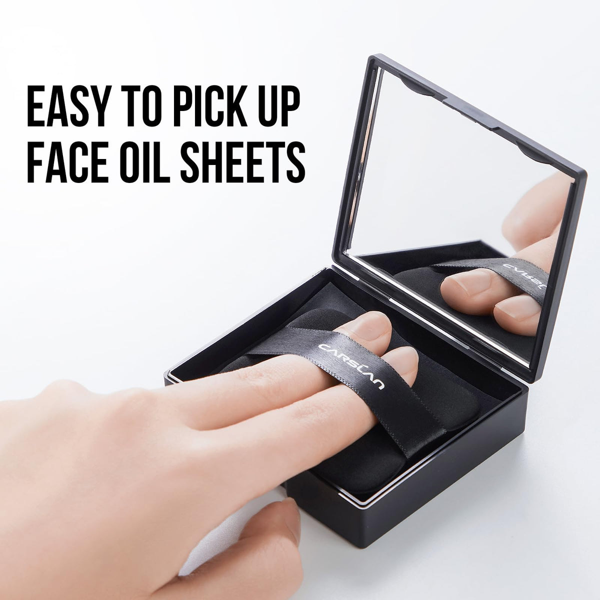 CARSLAN Makeup Blotting Paper with Powder, Keeps Makeup Fresh All Day CARSLAN