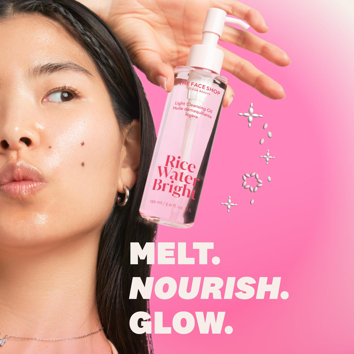THE FACE SHOP Rice Water Bright Light Cleansing Oil, 5.0 fl. oz. The Face Shop