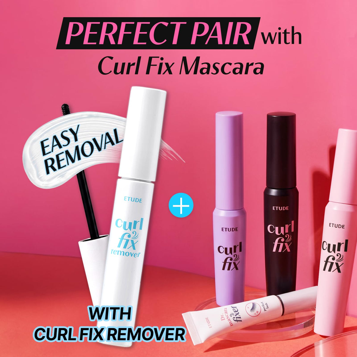 ETUDE Dr. Mascara Fixer for perfect lash, Mascara primer, Curl Hold ETUDE