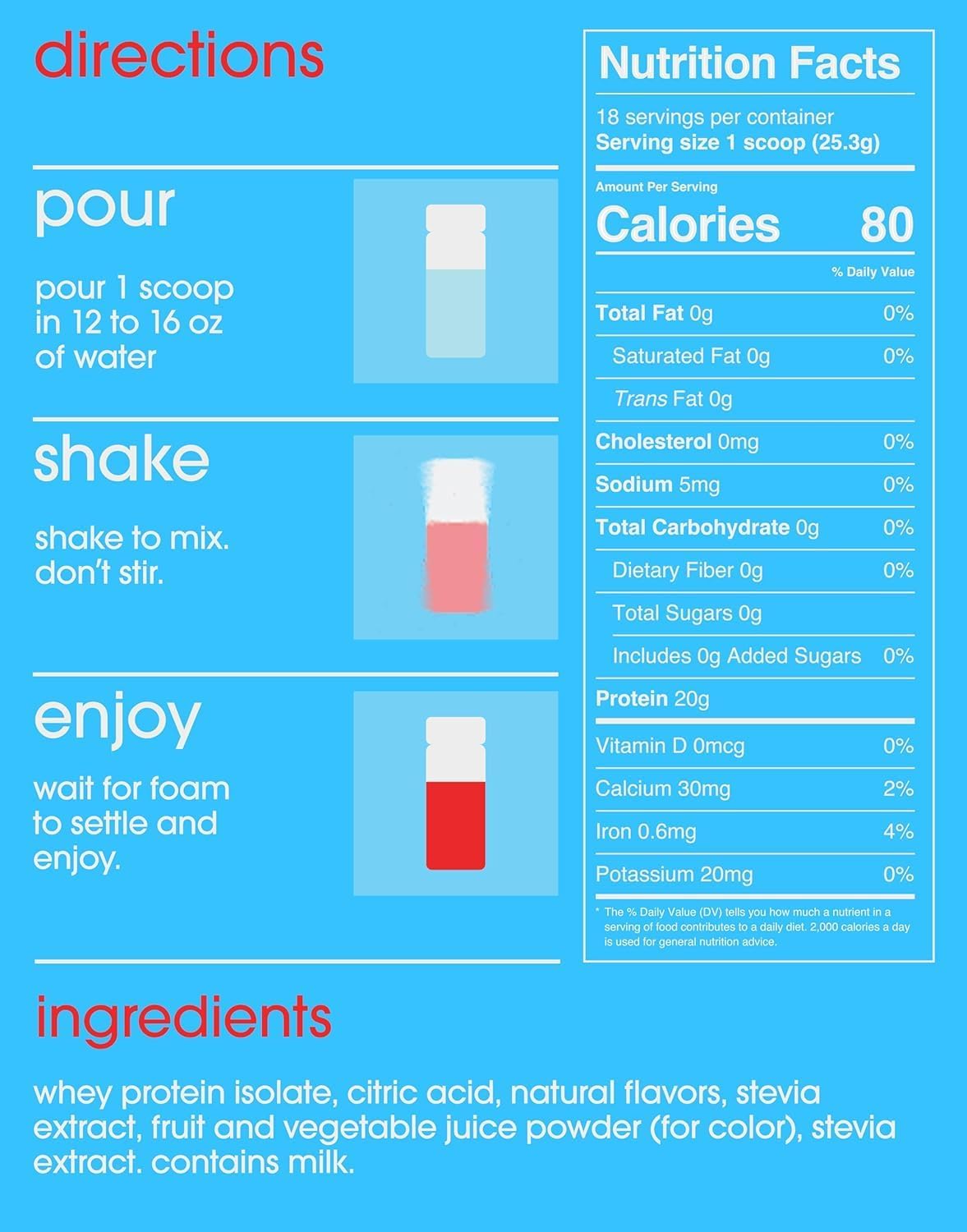 GRAMMS Clear Protein Powder Packets 20G Protein Sample Packets Variety Flavors for Women & Men | Lactose Free, Grass-Fed Whey Isolate, Gluten Free, Zero Sugar, Gut Friendly, Non-Bloating(9 Pack) GRAMMS buy australia supplements