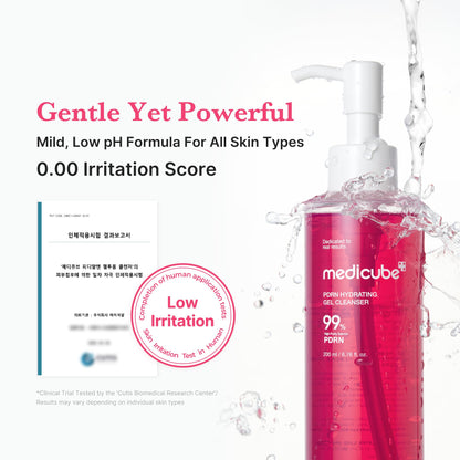 medicube PDRN Jelly to Foam Cleanser - Gentle Low pH Hydrating Cleanser medicube