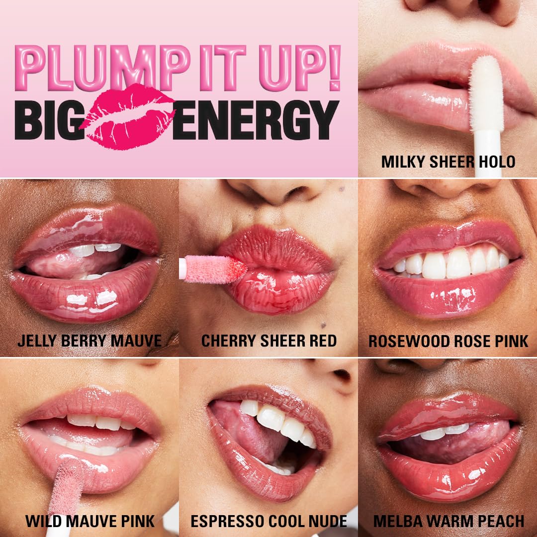 Revolution Pout Bomb Plumping Lip Gloss, Glaze Clear Revolution Beauty London