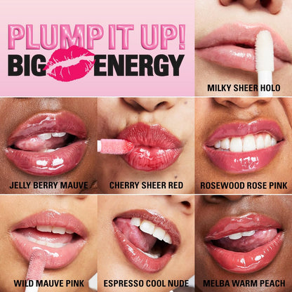 Revolution Pout Bomb Plumping Lip Gloss, Glaze Clear Revolution Beauty London