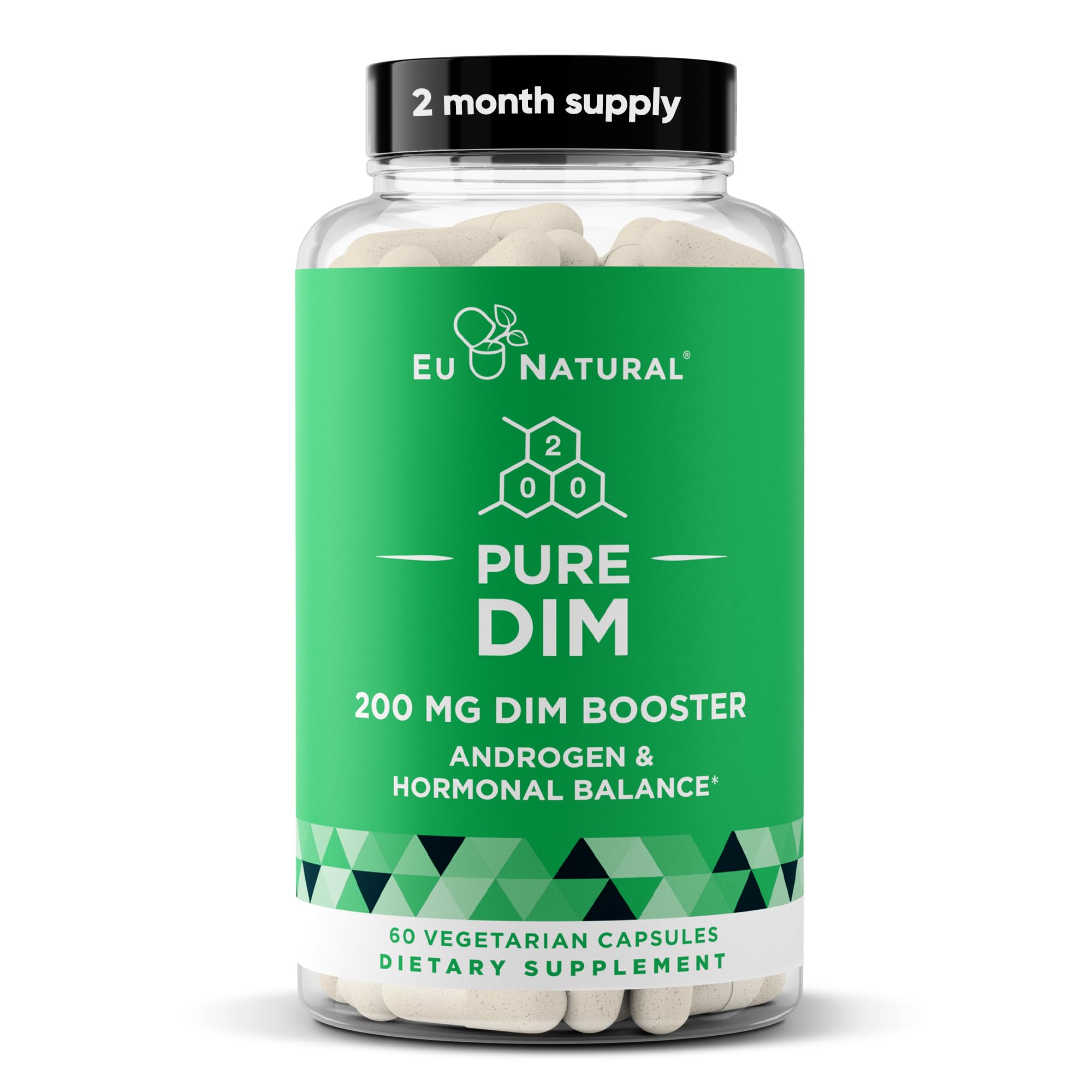 DIM Supplement Pure 200 Mg for Women or Men – Estrogen Hormone Balance Supplement for Energy, Fatigue, Stress, Menopause, Hot Flashes – Enhanced Bioavailability BioPerine – 60 Vegan Soft Capsules Eu Natural buy australia supplements