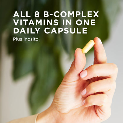 Solgar B-Complex "100", 100 Vegetable Capsules - Nervous System Support - Supports Energy Metabolism - Non-GMO, Vegan, Gluten Free, Solgar