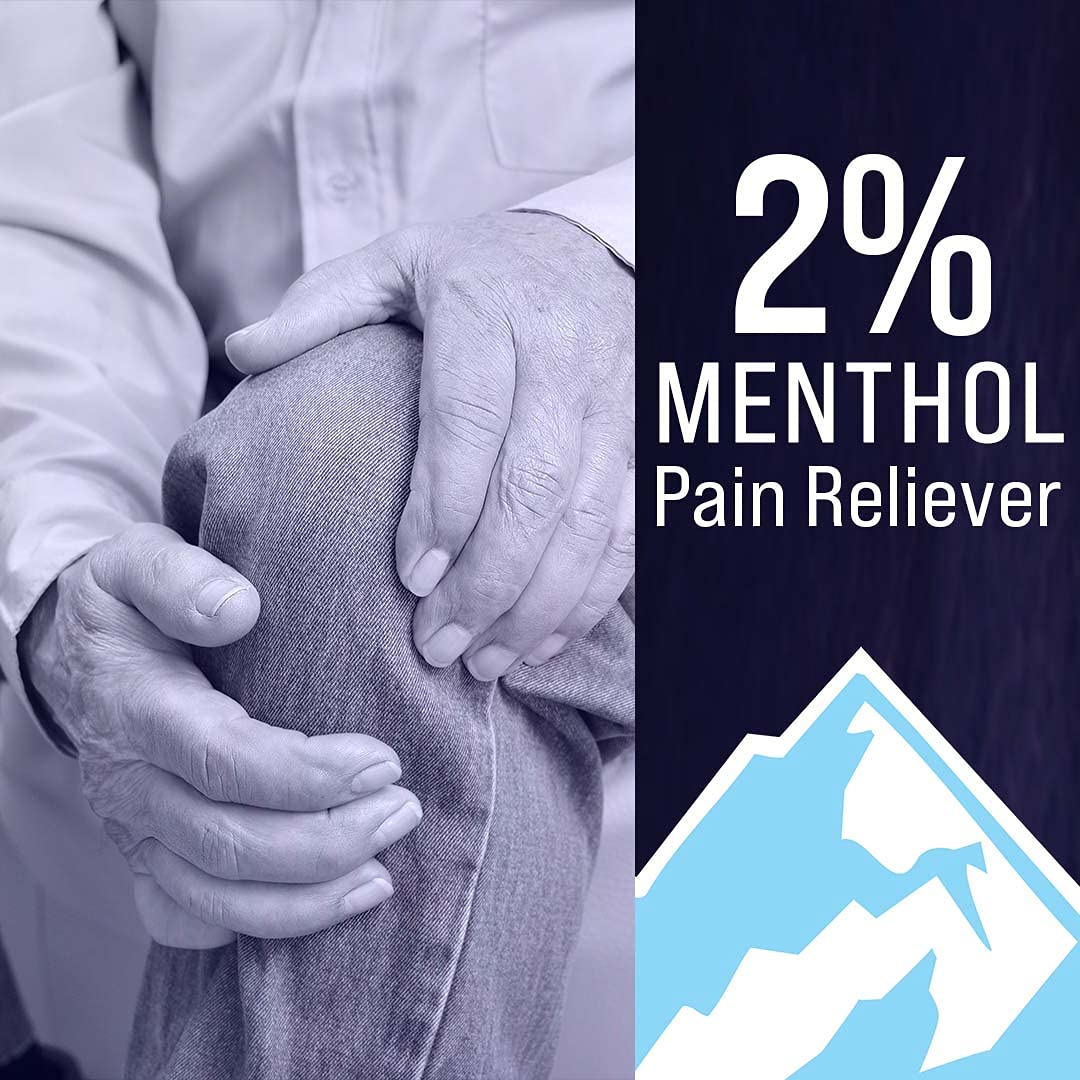 Mineral Ice Original Therapeutic Menthol Pain Relief Gel. Greaseless with "Deepcold" Pain Reliever. Provides Cooling & Penetrating Relief for Arthritis, Simple Backache, Strains & Sprains (8 Ounce) Mineral Ice buy australia supplements