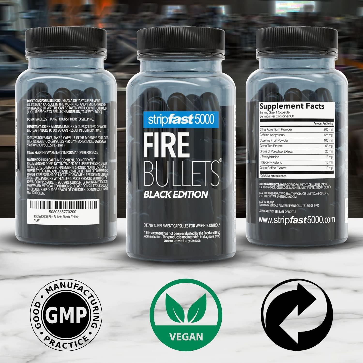 stripfast5000 Fire Bullets Max Strength Black Edition for Women and Men stripfast5000 buy australia supplements