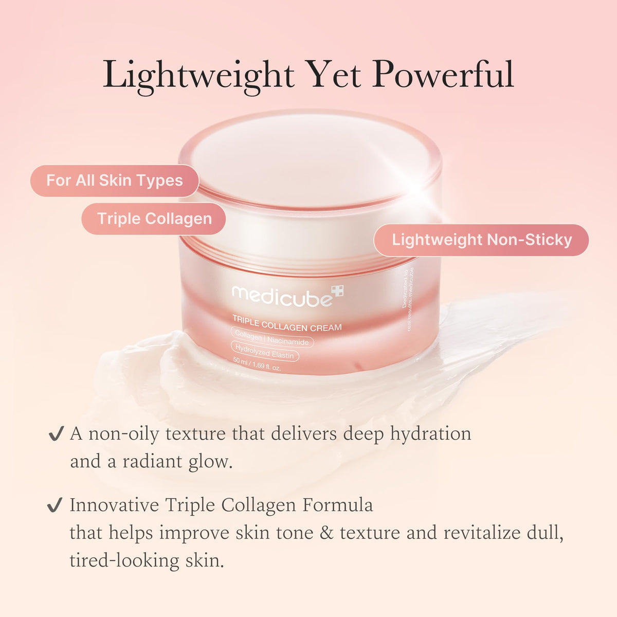 medicube Triple Collagen Cream for Hydrating & Firming medicube
