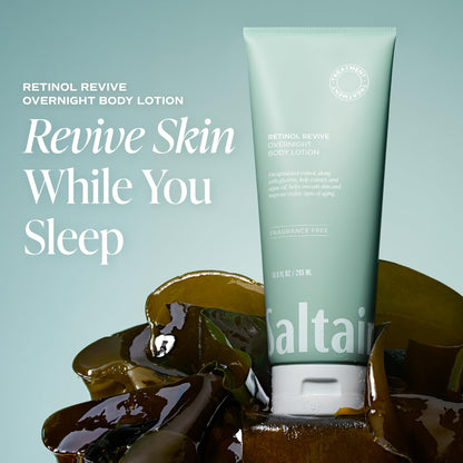Saltair Retinol Revive Night Lotion | Skin Tightening Cream | 10 oz Pump Saltair