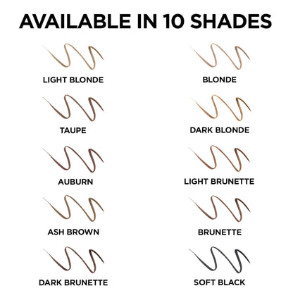 L'Oreal Paris Makeup Brow Stylist Definer Waterproof Eyebrow Pencil, Ultra-Fine Mechanical Pencil, Draws Tiny Brow Hairs and Fills in Sparse Areas and Gaps, Brunette, 0.003 Ounce (1 Count) L'Oreal Paris