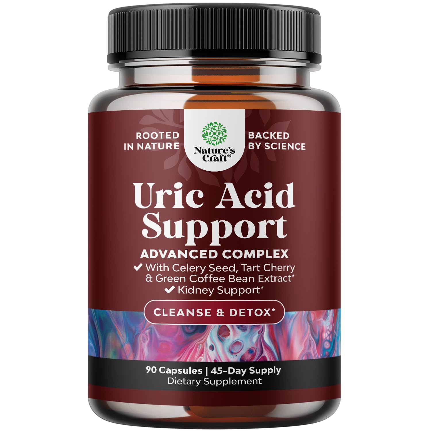Green Coffee Beans Extract for Uric Acid Cleanse - 120 Capsules | Kidney Support Supplement with Tart Cherry, Chanca Piedra & Celery Seed - Uric Acid Support - Antioxidant Support - Non-GMO Gsupps Australia