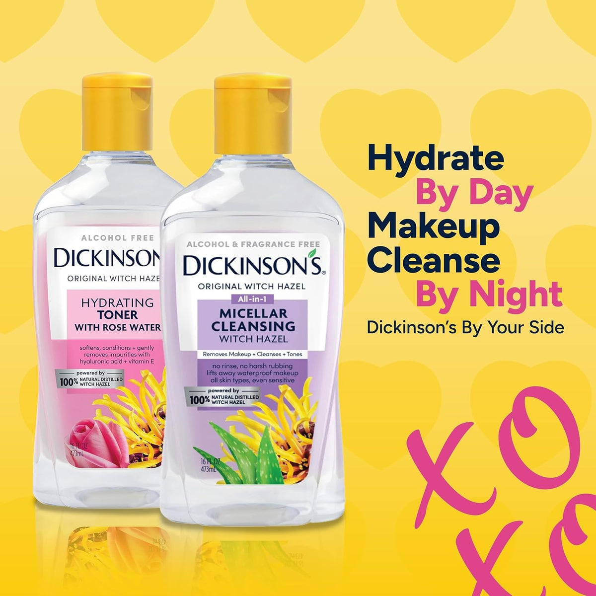 Dickinson's Witch Hazel Hydrating Toner with Rosewater | 16 Fl Oz Dickinson's