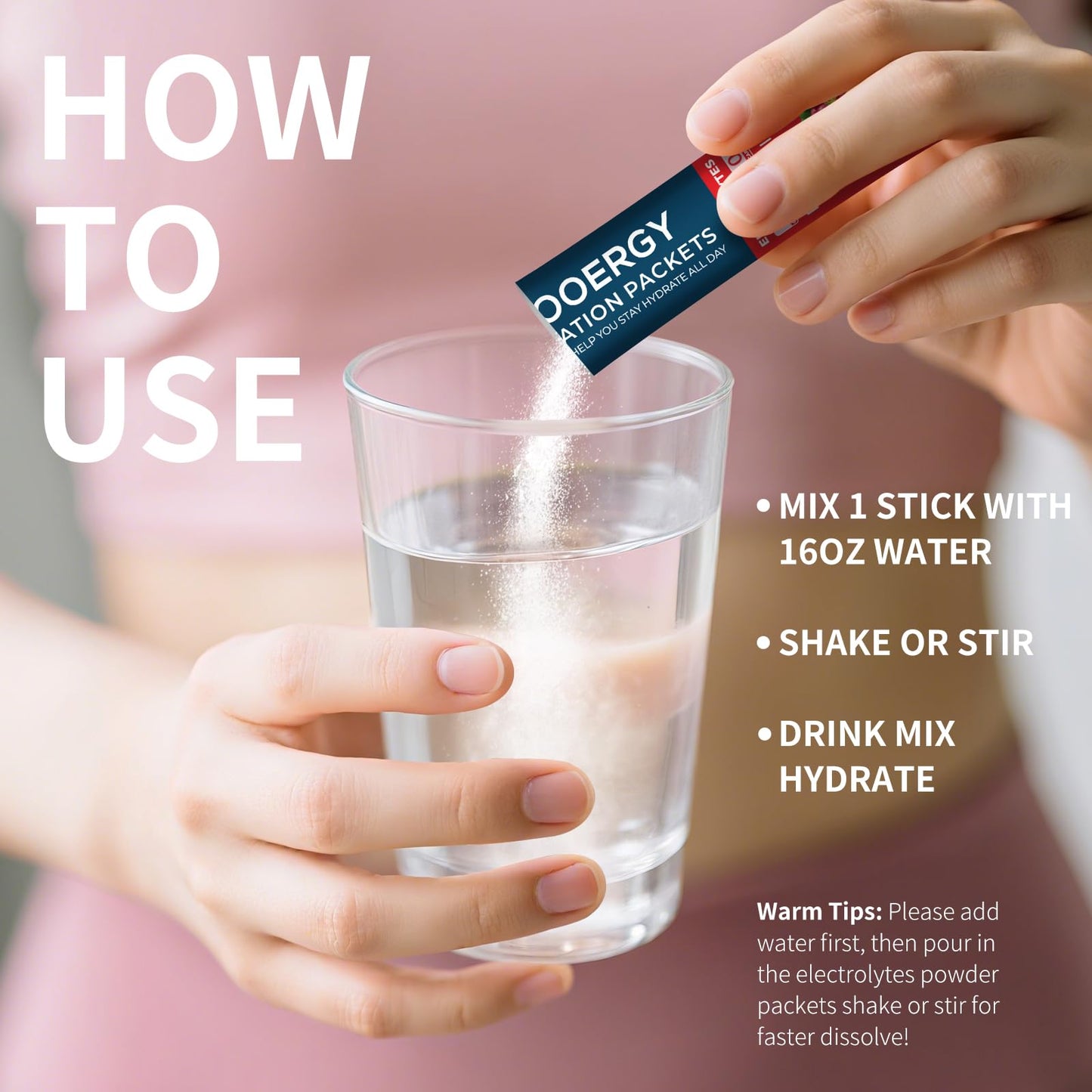 Sooergy Electrolytes Powder Packets Sugar Free Hydration Packets, 7 Flavors Liquid Daily IV Electrolyte Drink Mixes for Rehydration Sooergy