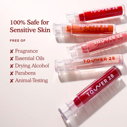 Tower 28 ShineOn Lip Gloss Jelly, Pistachio (0.13 oz) Tower 28