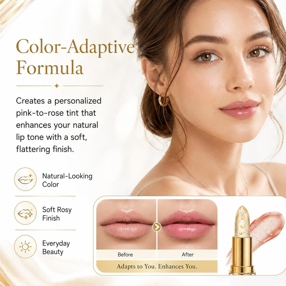 RCSCBC Kivora Signature Lipstick，Kivora Lipstick, Long Lasting Moisturizing Lip Tint (1pcs) RCSCBC