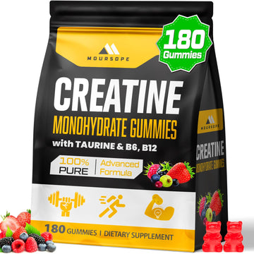 (180 Count) Creatine Monohydrate Gummies for Men & Women - Creatine Pre Workout Gummies for Muscle Builder, Muscle Strength, Recovery, Endurance, Energy, Moursope buy australia supplements