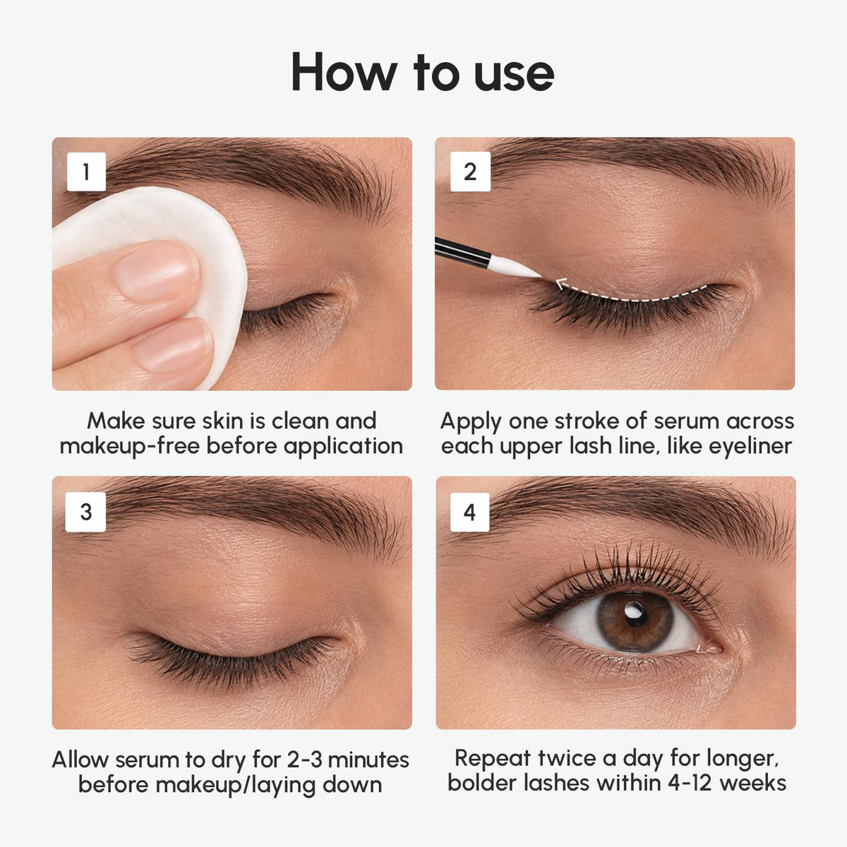 MAREE Eyelash Serum To Grow Lashes & Brows – Eye Lash Serum for Eyelash Growth Without Prostaglandin – Rapid Enhancing Lash Growth Eyebrow Boost Oil – Sérum De Pestañas Suero Para Pestañas Crecimiento MAREE