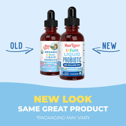 MaryRuth Organics USDA Organic Infant Liquid Probiotic Drops | Baby Essentials | Probiotics for Infants | Baby Probiotic Drops MARYRUTH'S