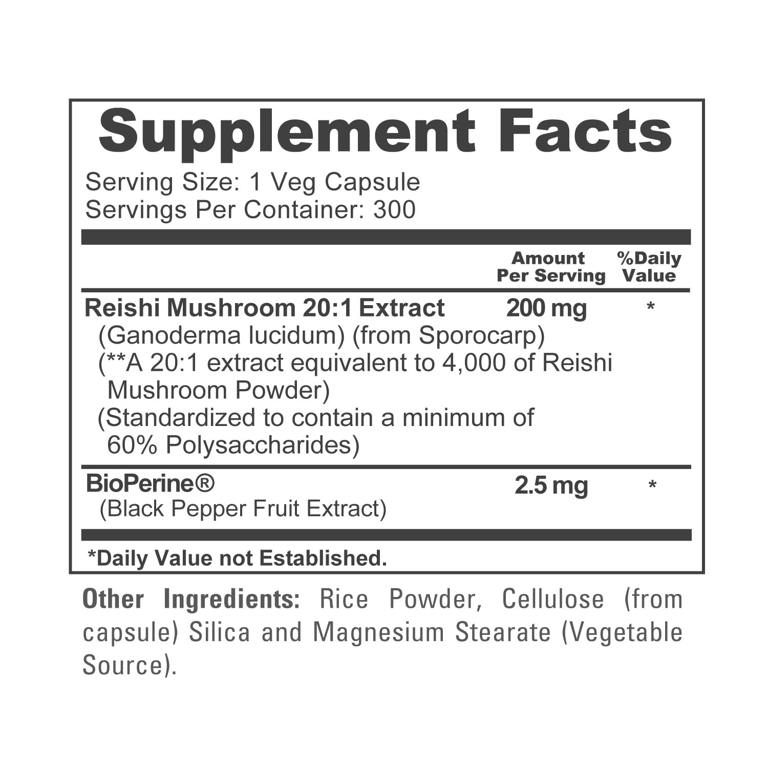 NusaPure Reishi Mushroom Extract 20:1 Extract, 200 mg Equivalent to 4000mg per Capsule 300 Veggie Caps Vegan, Non-GMO, Vegan NusaPure buy australia supplements