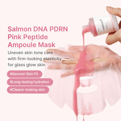 medicube PDRN Pink Peptide Ampoule Sheet Mask 6EA medicube