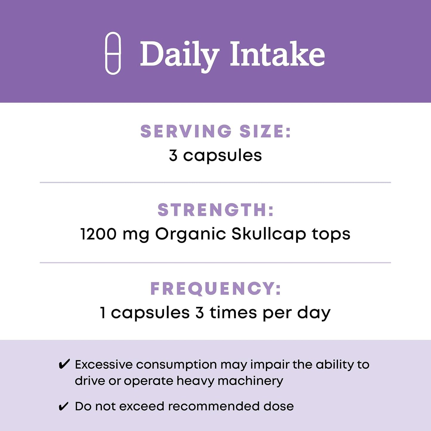 Oregon's Wild Harvest Organic Skullcap Vegan Capsules | Traditional Herbal Supplement, 90 Count Gsupps Australia