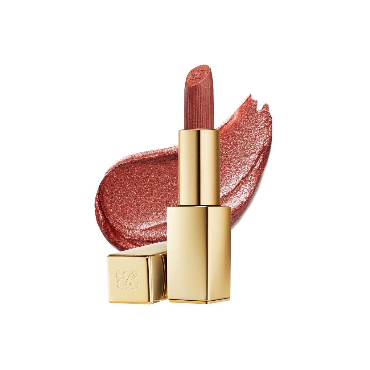 Estée Lauder Pure Color Long-Lasting Hi-Lustre Lipstick for Women | Shimmer Finish, 0.12 Ounce, 111 Tiger Eye Estée Lauder