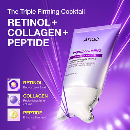 ANUA Collagen Retinol Refining Gua Sha Cream, 2.7 fl.oz ANUA
