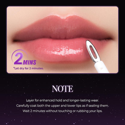 Laka 2-Minute Magic Lip Fixer - Lip Sealer & Gloss Top Coat - 0.15 oz Laka