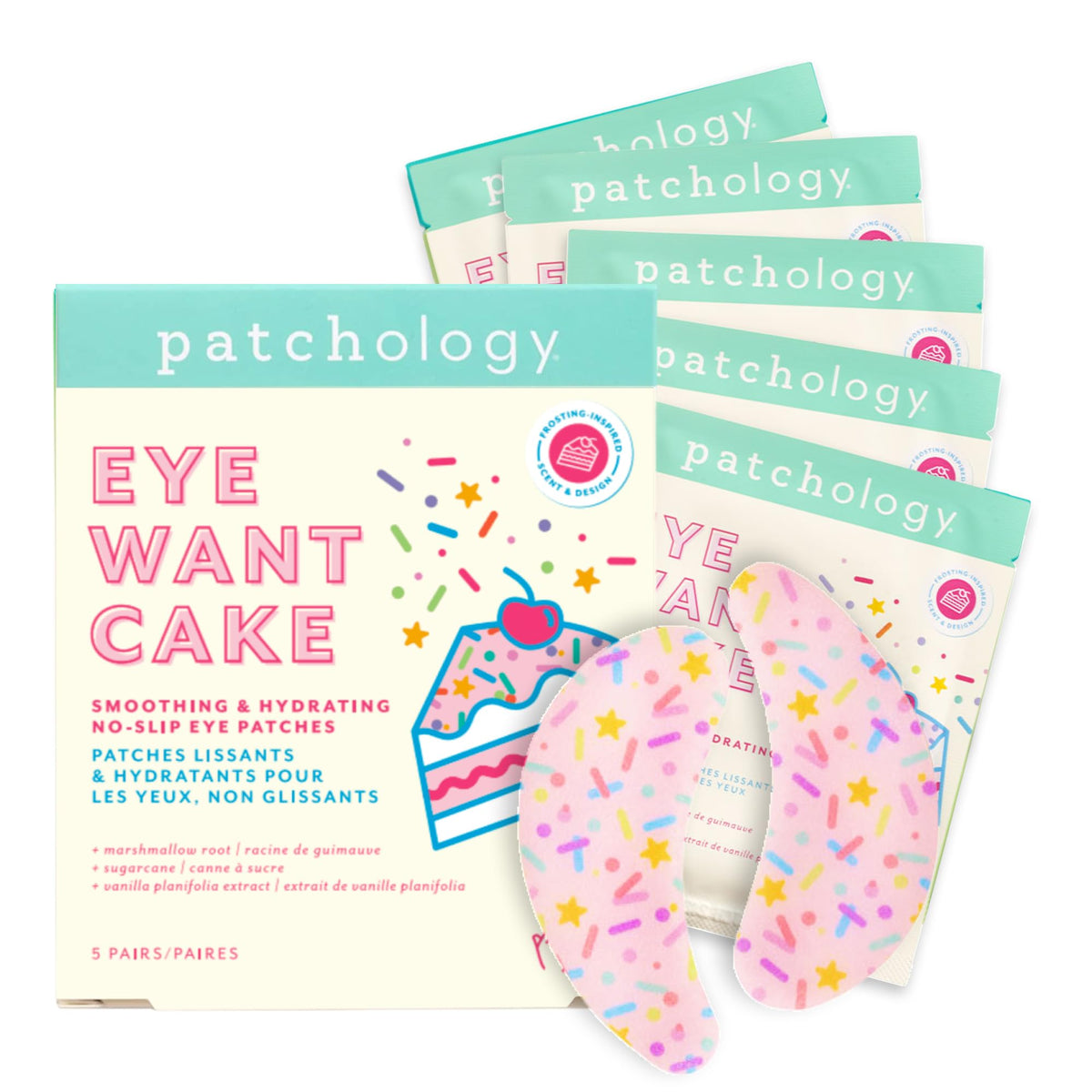 Patchology Eye Want Cake Under Eye Patches | Birthday Gift for Women | 5pk Patchology