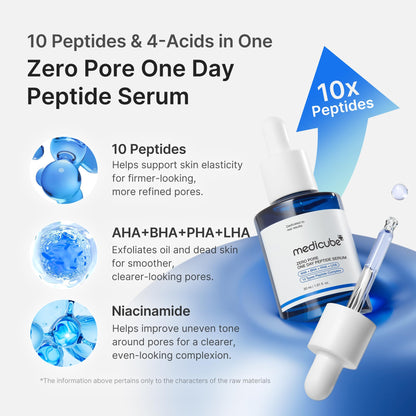 medicube Zero Pore One Day 10 Peptide Serum medicube