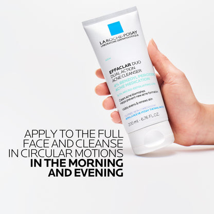 La Roche-Posay Effaclar Dual Acne Face Wash With 4% Benzoyl Peroxide & LHA Exfoliant La Roche-Posay