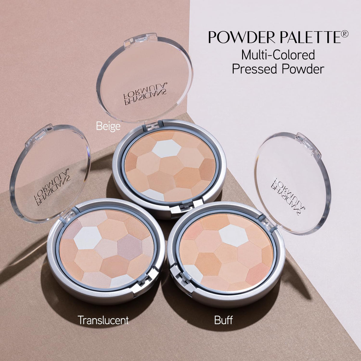 Physicians Formula Setting Powder Palette Multi-Colored Pressed Finishing Powder Translucent, Natural Coverage, Dermatologist Tested, Clinicially Tested Physicians Formula
