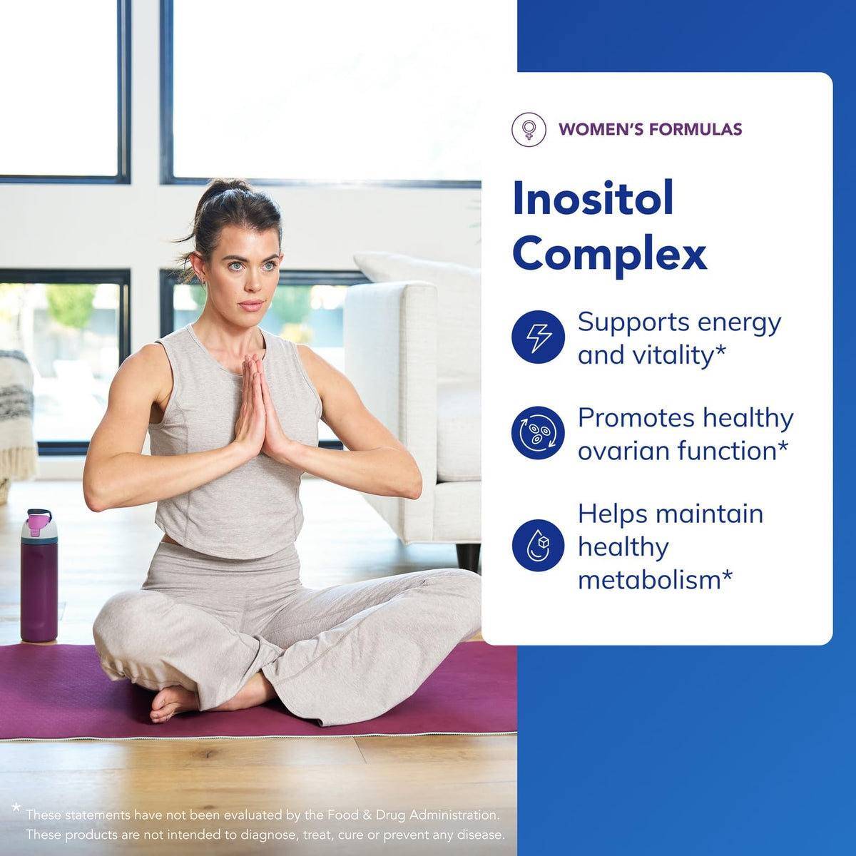 Pure Encapsulations Inositol Complex | Supplement to Support Energy, Healthy Metabolism, and Ovarian Function* | 60 Capsules Pure Encapsulations
