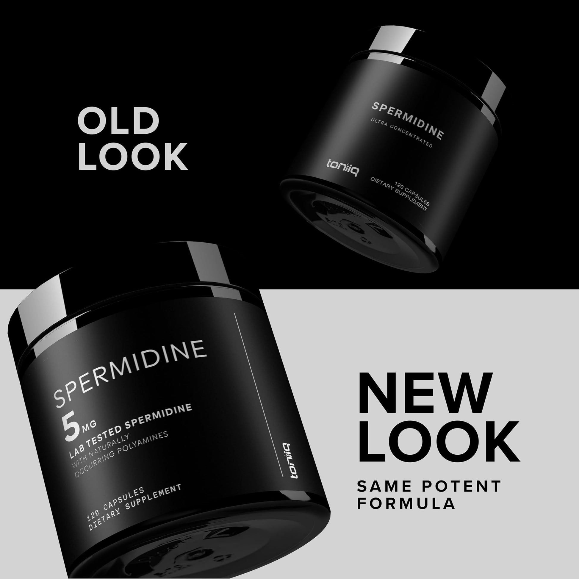 Toniiq Ultra Concentrated 500mg Spermidine Supplements for Men and Women - Non-Synthetic Spermidine Standardized to No Less Than 1% - 5mg per Serving Rice Germ Extract Toniiq buy australia supplements
