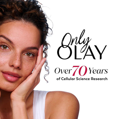 Olay Super Serum - Glow Serum for Face - Activated Niacinamide, Vitamin C & E, Collagen Peptide, AHA - 5-in-1 Benefits - Brightens, Hydrates, Smooths, Firms, Evens Tone, Proactive Anti-Aging, 1.0 Oz Olay