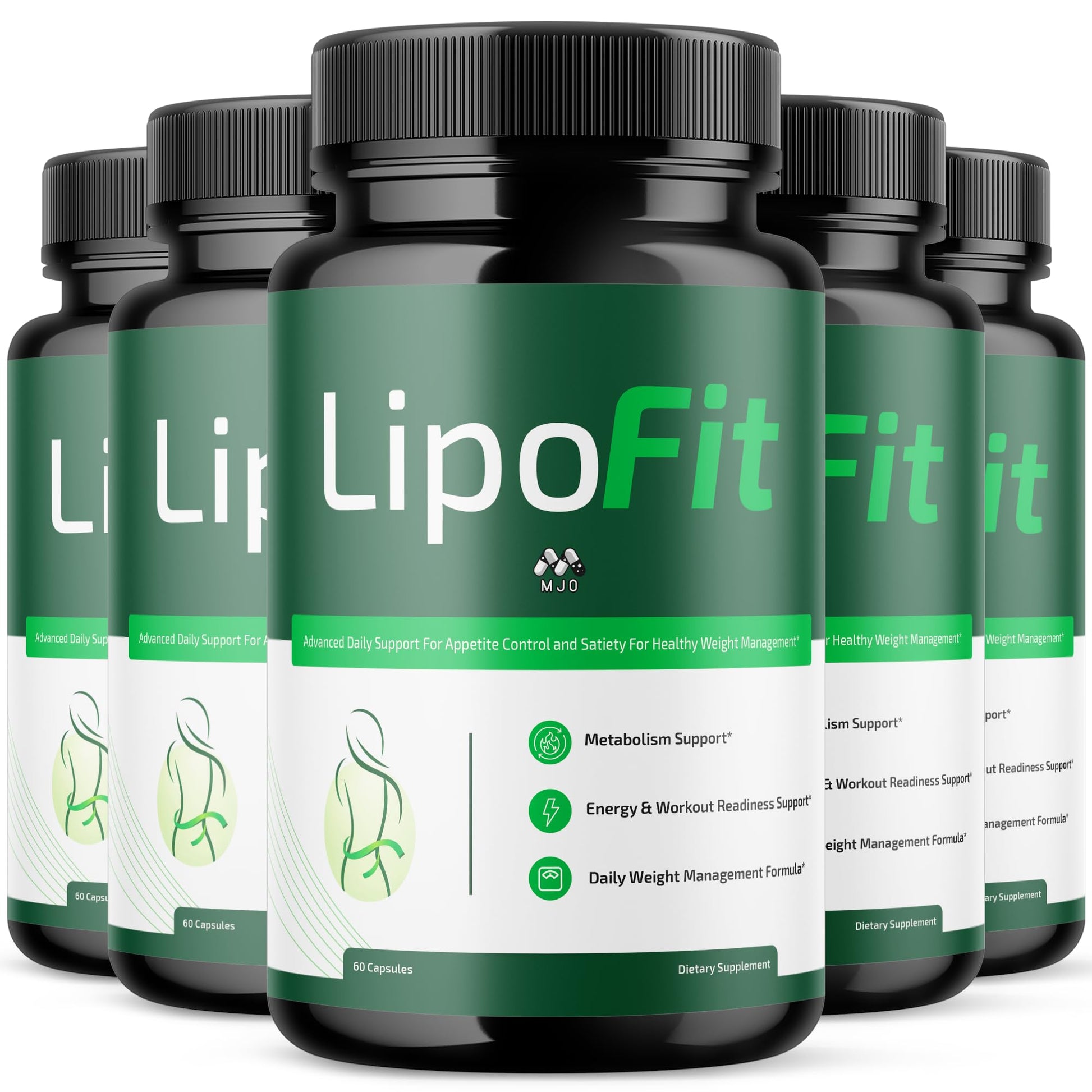 (5 Pack) Lipo Fit Capsules, Official Lipo Fit Pills with All Natural Ingredients, Advanced Overall Health & Wellness Vitamin Supplement Formula for Maximum Strength Multivitamin Support (300 Capsules) MJO buy australia supplements