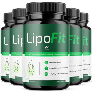 (5 Pack) Lipo Fit Capsules, Official Lipo Fit Pills with All Natural Ingredients, Advanced Overall Health & Wellness Vitamin Supplement Formula for Maximum Strength Multivitamin Support (300 Capsules) MJO buy australia supplements