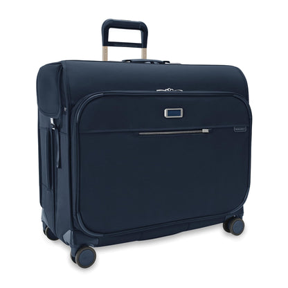 Briggs & Riley Deluxe Wardrobe Spinner - Checked Luggage for Travel, Suitcases with Wheels, Softside Rolling Bag for Men & Women, Built in Hook for Clothes - Baseline Collection, Black Gsupps Australia
