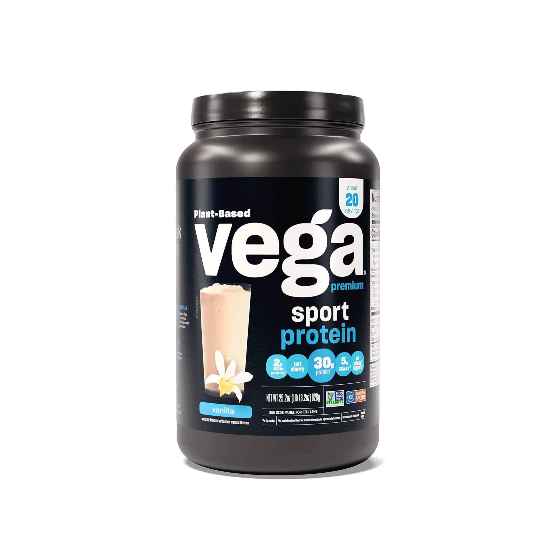 Vega Premium Sport Protein Vanilla Protein Powder, Vegan, Non GMO & Sport Pre-Workout Vega buy australia supplements
