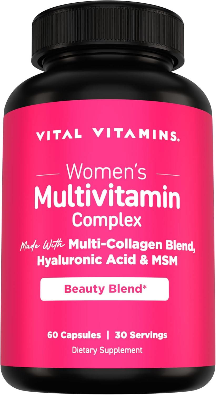 Vital Vitamins Women's Multivitamin 60 ct + Multi Collagen Complex Plus + Gut 90 ct Gsupps Australia