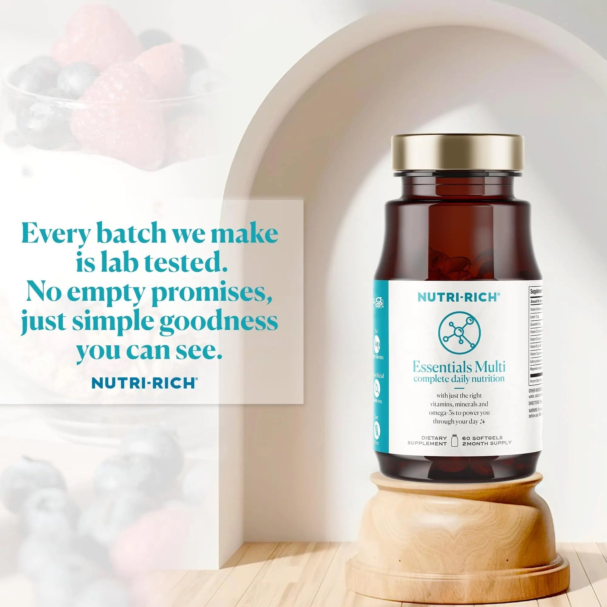 Nutri-Rich Essentials Multi | Multivitamin Supplement with Fish Oil Omega-3 for Men and Women, Supports Energy, Immune Health Nutri-Rich buy australia supplements
