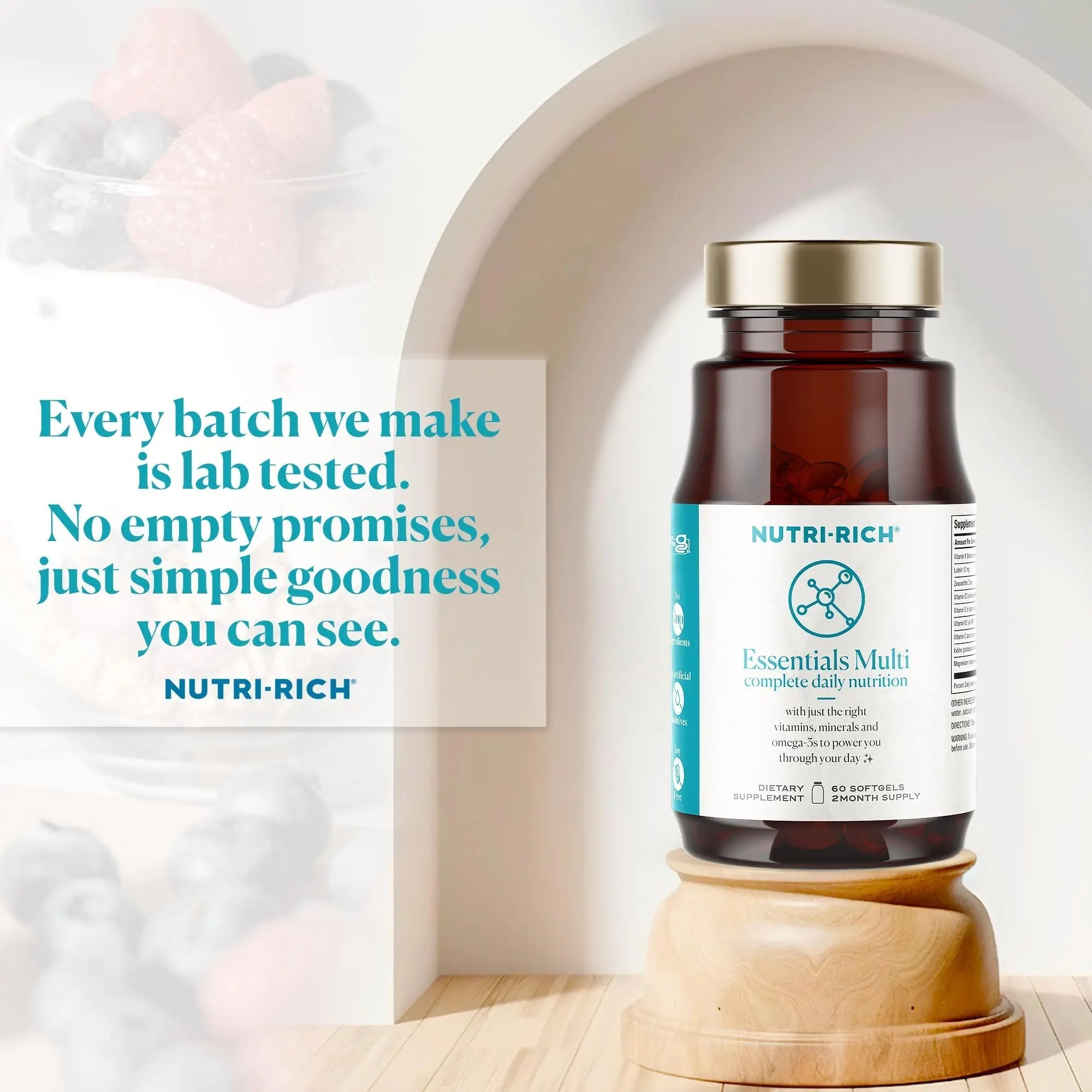 Nutri-Rich Essentials Multi | Multivitamin Supplement with Fish Oil Omega-3 for Men and Women, Supports Energy, Immune Health Nutri-Rich buy australia supplements