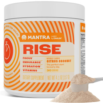 Zahler Mantra Rise, The Energy and Focus Supplement, Citrus Coconut Flavored, 30 Servings. Zahler buy australia supplements